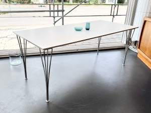 Rectangular Esstisch 180 cm von Arne Jacobsen & Bruno Mathsson für Fritz Hansen, Design von 1968